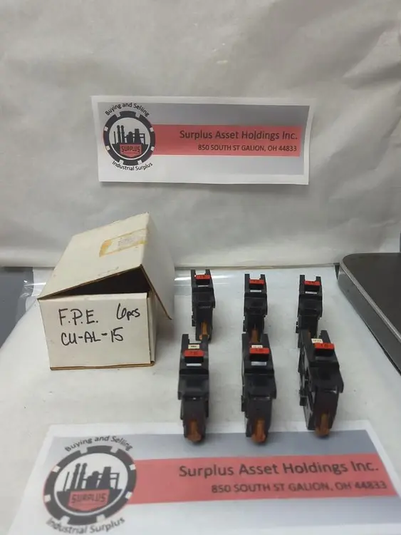 Used FEDERAL PACIFIC CU-AL-15 Miscellaneous Equipment (Electrical & Power) | Surplus Asset Holdings #1196654