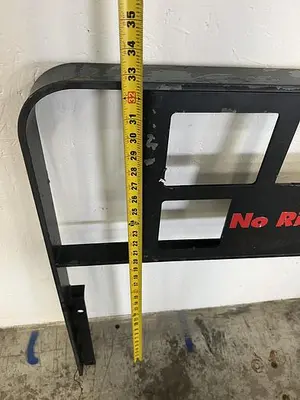 Forklift Load Backrest Guard 31" L x 2.5" W x 32 5/8" H