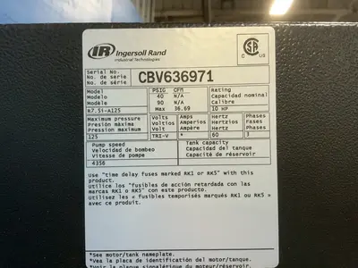 Used INGERSOLL RAND R7.5IA125 Miscellaneous MRO Ohio US | HGR 24 #1343593