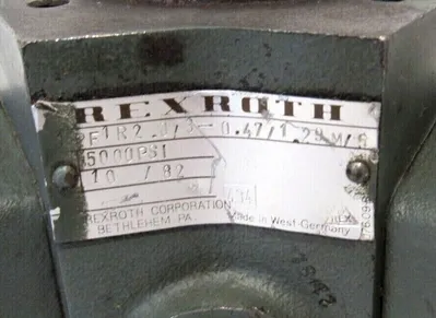 USED REXROTH PF 1R2.0/3-0.47/1.29 M/5 PUMP 5000P.S.I. PF1R203047129M5