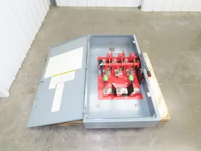 Square D H365 Safety Disconnect Switch 400A 600V 3 Pole Fused Type E04