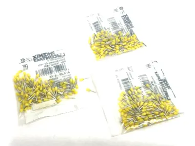 New | in-Stock Phoenix Contact Wire Ferrule Yellow AI 0,25- 6 YE 100-PACK, LOT OF 3 Electrical Fittings Michigan US | Maverick Industrial Sales #1390698