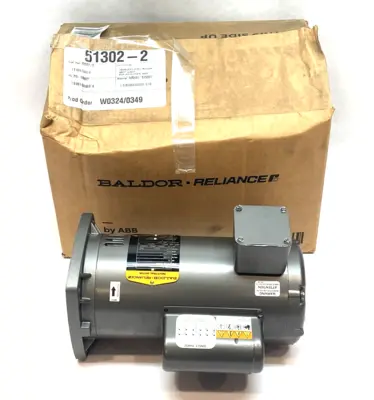 Used ABB Baldor-Reliance Electric Motor 0.75HP 115/230V 1-Phase 3450rpm A.C. Motors Michigan US | Maverick Industrial Sales #1392009