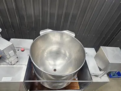🔴 Heading to Auction May 27 - Used Twin 150 Gallon Cleveland Kettles, 316 Stainless Steel