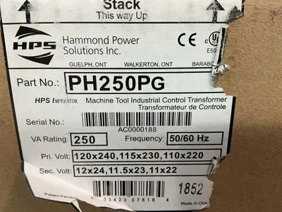 New | in-Stock HAMMOND POWER SOLUTIONS INC. PH250PG Transformers Ohio US | HGR 24 #1478106