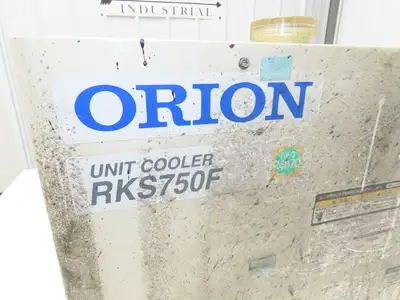 Orion RKS750F Chiller Unit Cooler 200V 3Ph 2.20kW R-407C Air & Water Cooled