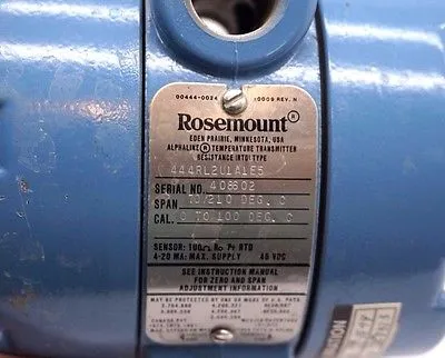 USED ROSEMOUNT 444RL2U1A1E5 TEMPERATURE TRANSMITTER