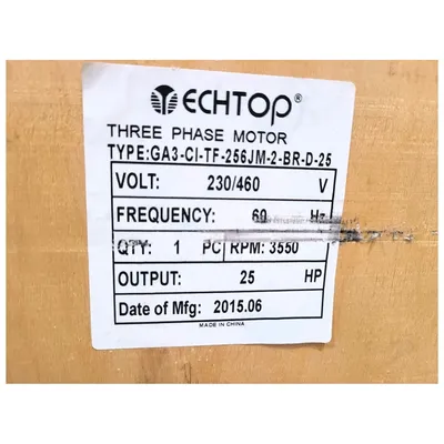 NEW TECHTOP INDUSTRIES, INC. GA3-CI-TF-256JM-2-BR-D-25