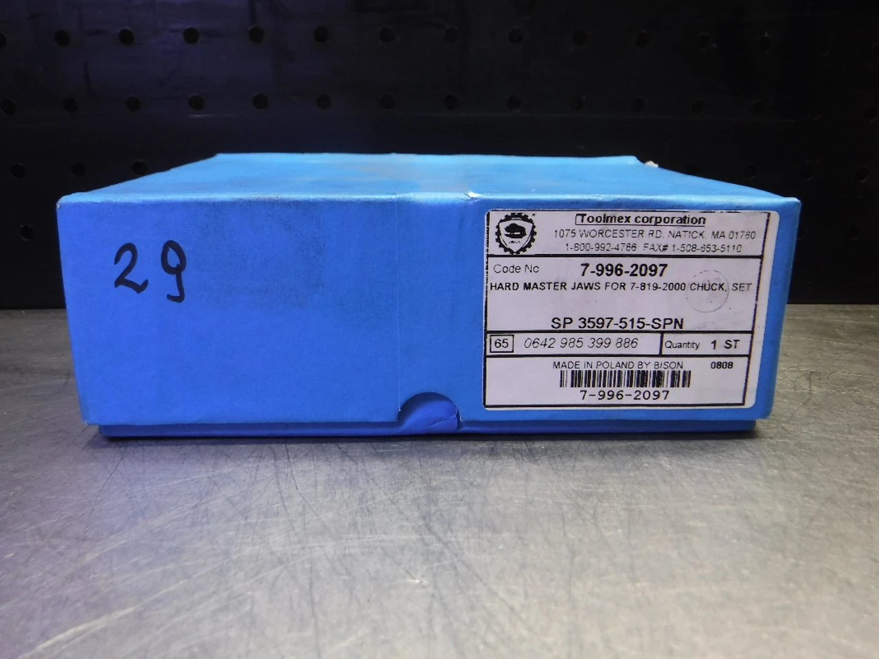 Bison Hard Master Jaws QTY3 SP 3597-515-SPN / 7-996-2097 (LOC1184A)