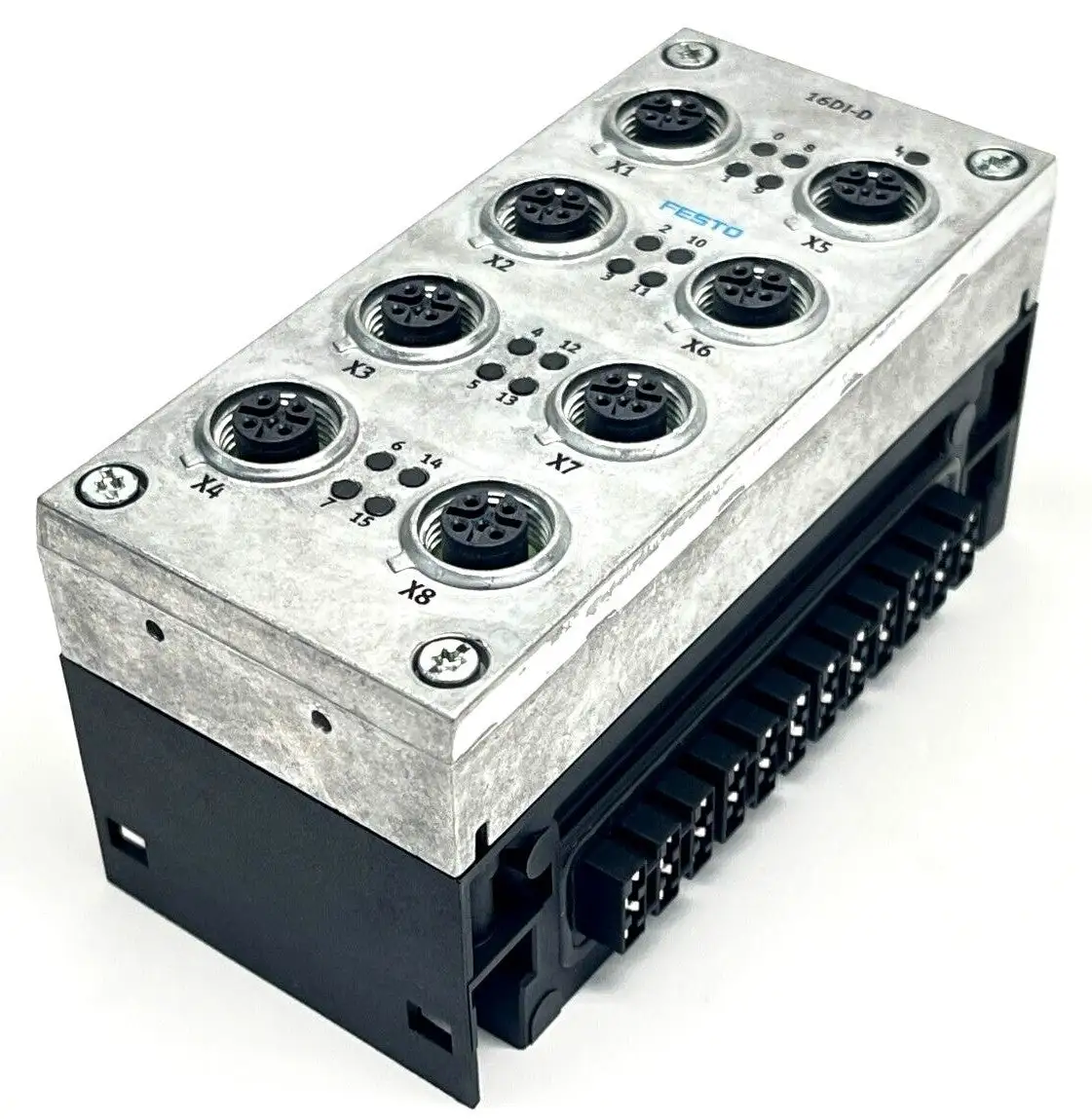 CPX-M-AB-8-M12X2-5POL | Festo  Connection Block w/ CPX-GE-EV Interlinking Block - Used