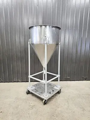 Used 125 Gallon Tank, 304 Stainless Steel