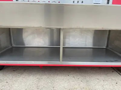 Used ColorPoint Used ColorPoint 74" Commercial Buffet 4 Open Well Steam Table Heated 220V Steam Tables (Food) Illinois US | Falcon Restaurant Supply #1376356