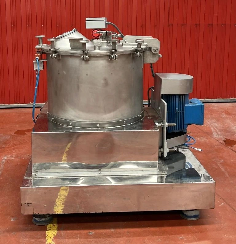 RINA 100F-600 sanitary ATEX perforate basket centrifuge, 316SS.