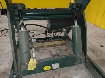 3500 LB X 60" X 48" SOUTHWORTH MODEL #LS4-36 HYDRAULIC SCISSOR LIFT TABLE, 110V SINGLE PHASE: STOCK #20924