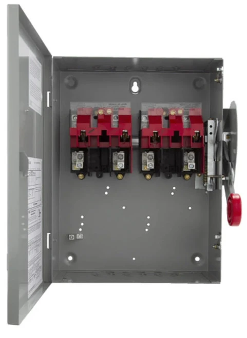 Eaton DH461UGK Safety Disconnect Switch, 30A, 600VAC, 250VDC, 4P, Non-Fusible [New]