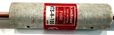 NEW LOT OF 5 BUSSMANN LIMITRON KTS-R-100 FUSES KTSR100