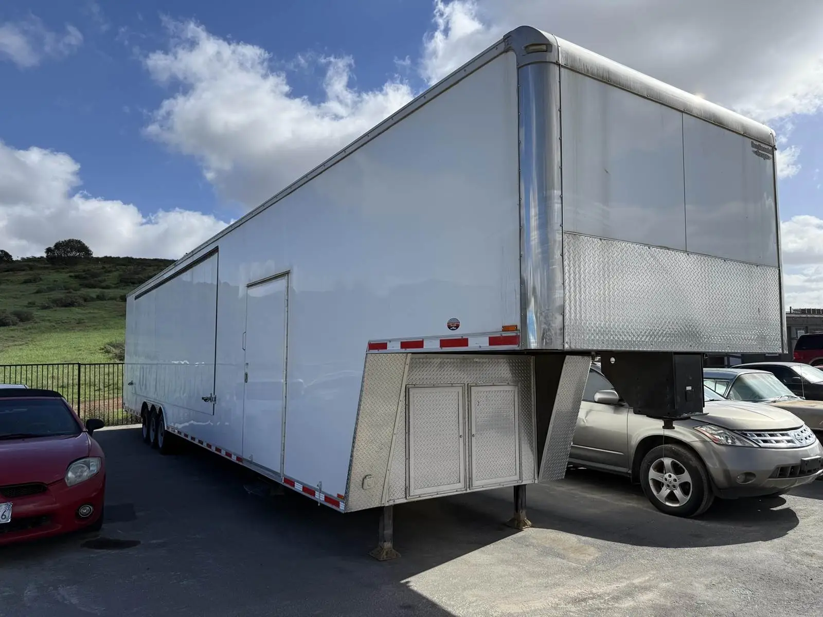 2015 Forest River 49ft Enclosed Car Carrier Trailer