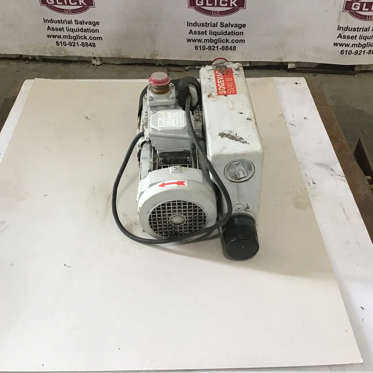 Used SOGEVAC _UNKNOWN_ Vacuum Pumps | Moses B Glick #992192