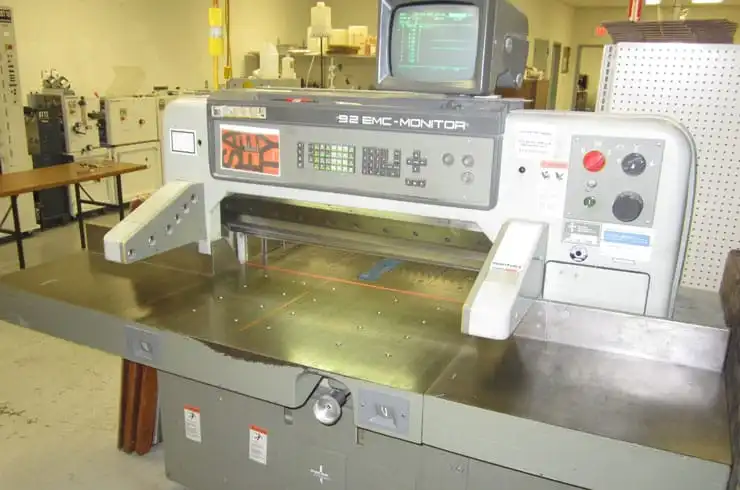 Used POLAR 92 EMC MONITOR Guillotines New Jersey US | Colter & Peterson #1485823