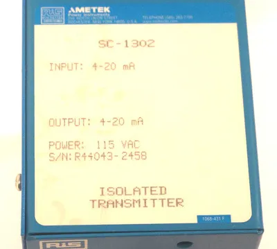 NEW RIS/AMETEK SC-1302 TRANSMITTER MODULE 115VAC, SC1302