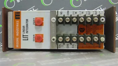 Moore Industries LIT/4-20MA/F/24DC/RR Linear Integrator Module Used