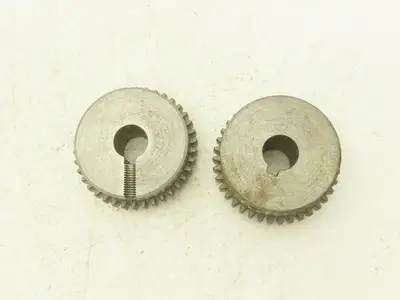 Gear Coupling With Nylon Sleeve Set 18mm Bore Both Sides 1/4" Keyway