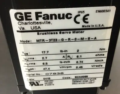 USED GE-Fanuc MTR-3T23-G-R-0-M-S-A