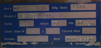 USED ACCUTEK 50 552-000