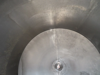 3000 gallon Stainless Steel Mix Tank with Dish Bottom