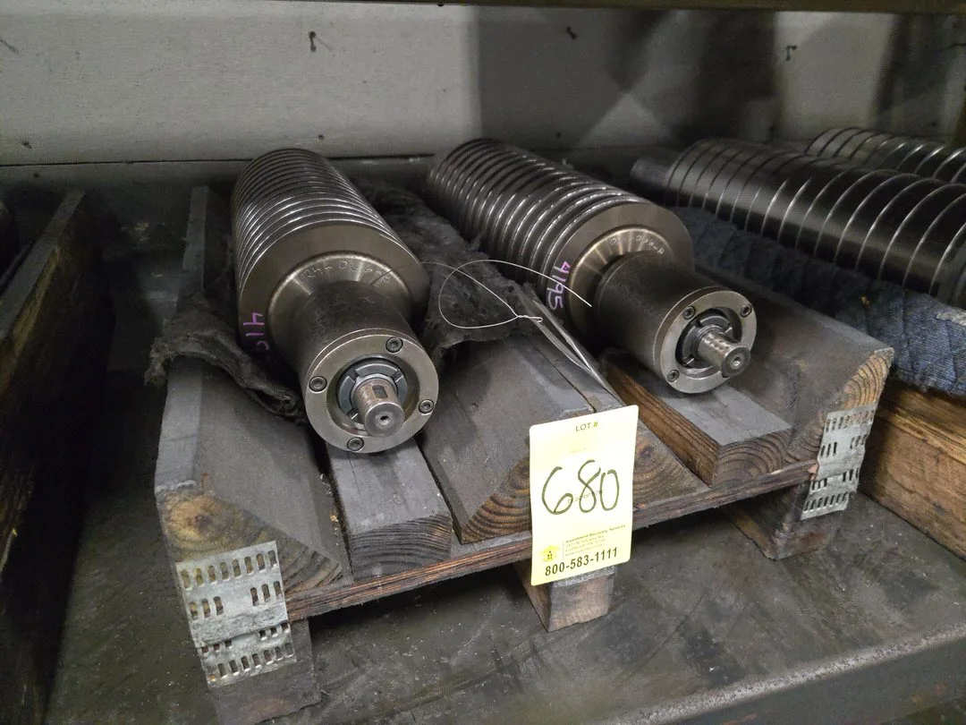 (2) Superfine OD Grind Drum Spindle