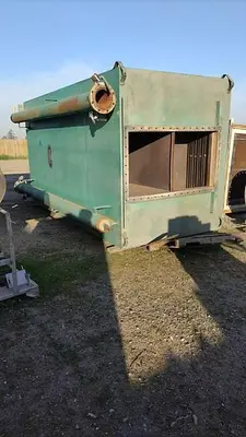 Heat Exchanger, Air, 2,528 SF, 550 deg F, Cain Industries #S744457