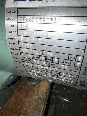 Lightnin 1 1/2 HP agitator