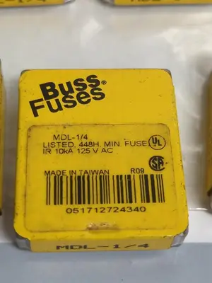 New | in-Stock COOPER BUSSMANN MDL-1/4 Miscellaneous Equipment (Electrical & Power) | Surplus Asset Holdings #1196446