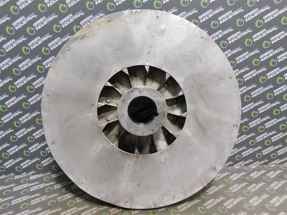 Spencer Turbine Blower Impeller Fan 22.75" OD 12 Vane 4.25" W 0.3"x4.25"Key Used