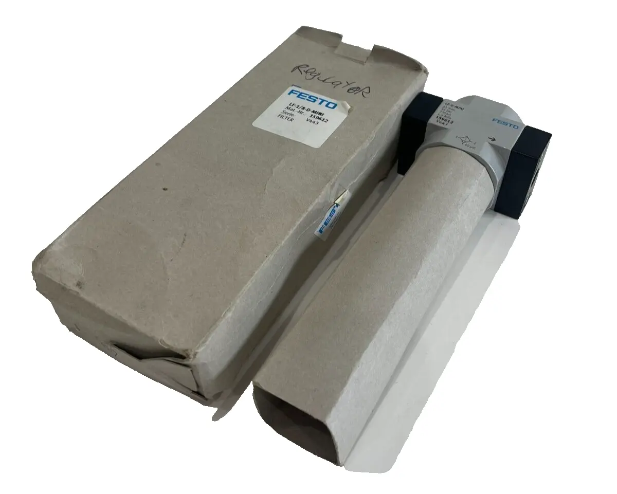 NEW FESTO LF-1/8-D-MINI PNEUMATIC FILTER 159612 LF-D-MINI