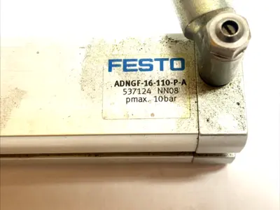 USED FESTO COMPACT CYLINDER 16MM BORE 110MM STROKE 537124