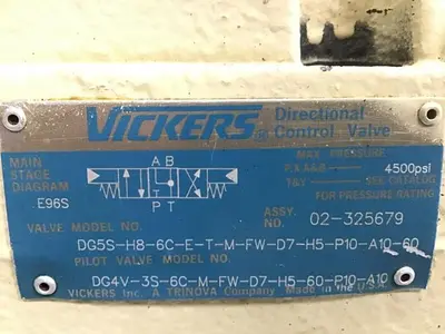 USED VICKERS DG5S-H8-6C-E-T-M-FW-D7-H5-P10-A10-60