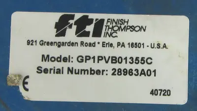 USED FINISH THOMPSON INC GP1PVB01335C