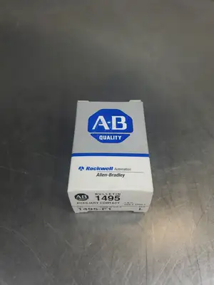 Allen-Bradley 1495-F1 Ser L Auxiliary Contact, 1 NO Size 0 THRU 5. 4D-42