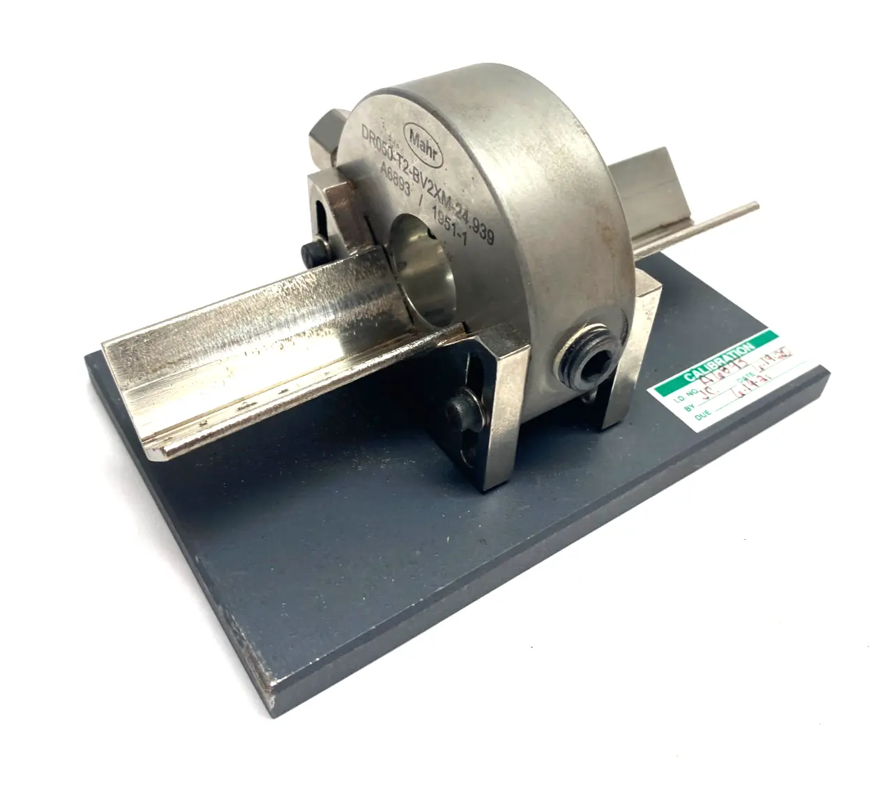 Used MAHR DIMENSIONAIR 2-JET AIR RING GAUGE W/ GUIDE CHUTES & BASE PLATE Air Gages Michigan US | Maverick Industrial Sales #1123060