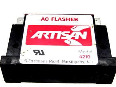NEW ARTISAN 4210-115-66FPM AC FLASHER 115VAC 1AMP 421011566FPM