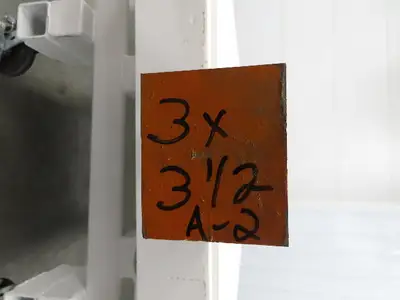 A2 Tool Steel Rectangle Flat Bar 3" x 3-1/2" x 79"  340Lbs