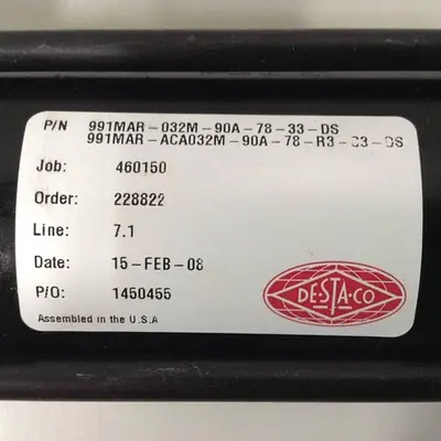 USED DESTACO 991MAR-032M-90A-78-33-DS