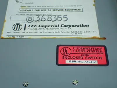 Used ITE IMPERIAL JU322 Disconnects Ohio US | HGR 24 #879681