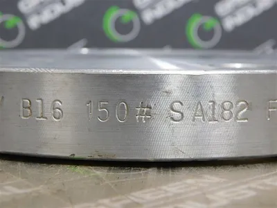 3" IDEAL Blind Bolt-On Flange CL150 SA182 F316/316L D4319 7.5" OD 1" W Used