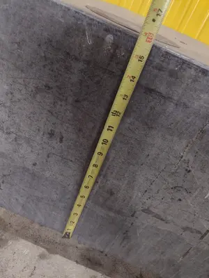 60" x 120" x 16" GRAY GRANITE SURFACE LAYOUT PLATE INSPECTION TABLE: STOCK 21087