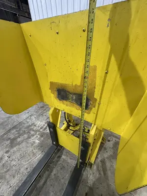 48" HYDRAULIC PALLET INVERTER / FLIPPER / UPENDER MACHINE: STOCK #22798