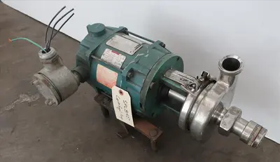 SPC8407  Pump 1.5x 1.5x 5 Triclover centrifugal pump, 1/2 hp, Stainless Steel, xp