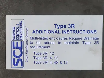 NEW SAGINAW CONTROL & ENGINEERING SCE-1008CHNFSS