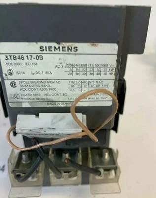 USED Siemens 3TB46 17-0B